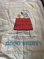 Vintage bettwäsche snoopy gebraucht kaufen  Deutschland