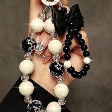 Black bow beaded for sale  ILFORD