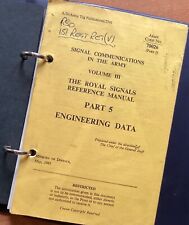 Royal signals engineering for sale  UK