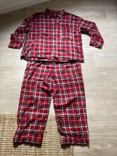 Pyjama carreaux rouges d'occasion  Andeville