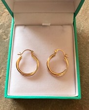 Hoop twist earrings for sale  HENLEY-ON-THAMES