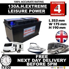 12v 130ah 130 for sale  LUTON