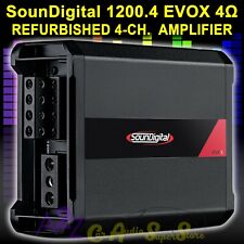 Amplificador SounDigital 1200.4 EVOX 4 OHM RECONDICIONADO DE FÁBRICA 4 CANAIS 1200 WATT comprar usado  Enviando para Brazil
