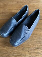 Flat black leather for sale  BEDFORD