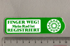 Aufkleber sticker finger gebraucht kaufen  Südlohn