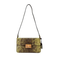 Mini bolsa de ombro de couro verde PRADA comprar usado  Enviando para Brazil