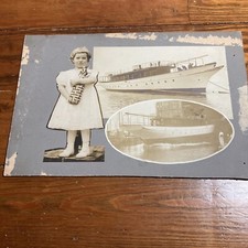 Estate Find Custom Cabinet Card Photo Collage Yacht Florence Boston MA 1910 Envio comprar usado Estate Find Custom Cabinet Card Photo Collage Yacht Florence Boston MA 1910 Envio comprar usado  Enviando para Brazil