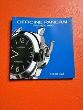 Booklet officine panerai usato  Roma