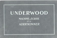 Underwood. machine ecrire d'occasion  Gap