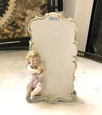 Old porcelain menu d'occasion  Expédié en Belgium