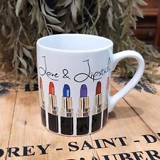 Caneca de café Alison branca certificada internacional TUDO QUE VOCÊ PRECISA É AMOR E BATOM comprar usado Caneca de café Alison branca certificada internacional TUDO QUE VOCÊ PRECISA É AMOR E BATOM comprar usado  Enviando para Brazil