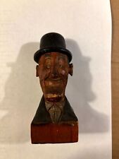 Dos raras esculturas de laurel y resistentes de arte popular únicas talladas a mano segunda mano  Embacar hacia Mexico