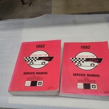 Chevrolet Corvette 1992 manual de reparación de taller libro 1 y libro 2 usado segunda mano  Embacar hacia Mexico