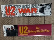 U2 War and The Unforgettable Fire Vintage Anos 80 Adesivos de Amortecedor NÃO USADOS EXCELENTE. COND. comprar usado  Enviando para Brazil