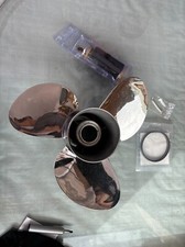 Hélice de barco de popa de aço inoxidável 13 X 21 ajuste motores Mercury 40-140HP 15 dentes comprar usado  Enviando para Brazil