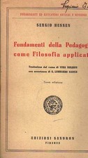 Fondamenti della pedagogia usato  Italia