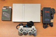 Console Sony PlayStation 2 PS2 Slim controle oficial alimentação HDMI + cabo comprar usado  Enviando para Brazil