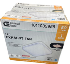 Exaustor de banheiro elétrico comercial 50 CFM luz LED BF1103 com trava de clipe comprar usado  Enviando para Brazil