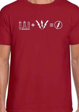 Usado, Fórmula De Flash-The Big Bang Theory-Sheldon Inspirado Em Camiseta - 100% Algodão comprar usado  Enviando para Brazil