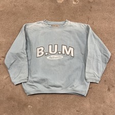 Moletom Vintage BUM Equipamento Atlético Azul Médio Gola Redonda Dupla Face comprar usado Moletom Vintage BUM Equipamento Atlético Azul Médio Gola Redonda Dupla Face comprar usado  Enviando para Brazil