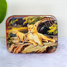 1950s Vintage Lioness Y Cachorro Imágenes Morton Confitería Publicidad Lata TN70 comprar usado  Enviando para Brazil