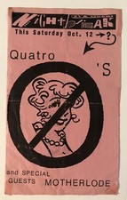 Usado, Antigo Anos 90 4 NÃO LOIRAS “Secret” SF Show Flyer: Quatro Sem Loiras LINDA PERRY comprar usado  Enviando para Brazil