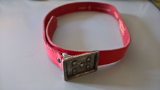 Ceinture cuir rouge d'occasion  Aubusson