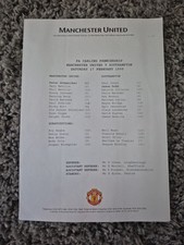 Manchester united southampton for sale  SOUTHAMPTON