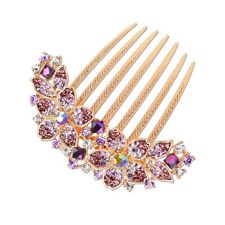 Pente de cabelo flor strass acessório barrette grampos de cabelo para mulheres meninas comprar usado  Enviando para Brazil