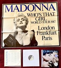 Usado, MADONNA MASSIVE PROMO TRUE BLUE  POSTER VINYL WHO'S THAT GIRL TOUR HERB RITTS LP comprar usado  Enviando para Brazil