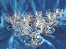 Crystal footed sundae for sale  DUNDEE