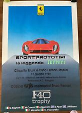 Manifesto poster ferrari usato  San Lazzaro di Savena