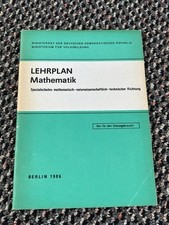 Lehrplan mathematik spezialsch gebraucht kaufen Lehrplan mathematik spezialsch gebraucht kaufen  Wurzen