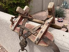 Antique wooden sawbuck for sale  Cornville
