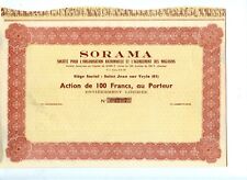 Scripophilie action agencement d'occasion  Toulon-