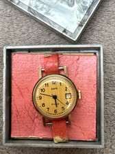ZARIA 22 Jewels Vintage Mechaniczny zegarek damski ZSRR / CCCP / Au walcowane złoto na sprzedaż ZARIA 22 Jewels Vintage Mechaniczny zegarek damski ZSRR / CCCP / Au walcowane złoto na sprzedaż  PL