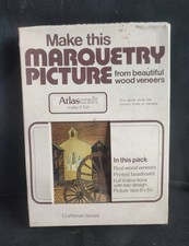 Atlas Craft - Faça este quadro de marchetaria folheado a madeira kit de artesanato comprar usado  Enviando para Brazil