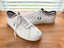 Tênis de sarja Fred Perry B7106 underspun tipped cuff. Masculino EUA 12/Reino Unido 11. comprar usado  Enviando para Brazil