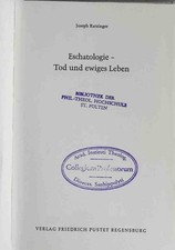 Eschatologie tod ewiges gebraucht kaufen  Koblenz