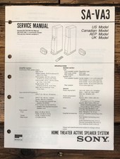 Sony va3 speaker for sale  Portland