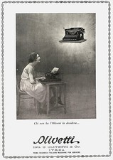 Pubblicita 1927 olivetti usato  Biella