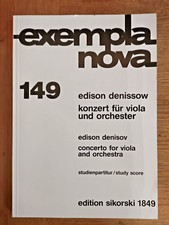Edison denisov concerto d'occasion  Sauzet