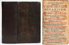 Müller, Vade-Mecum Botanicum, Beyträgliches Kräuter-Büchlein. Frankfurt, 1694 comprar usado  Enviando para Brazil