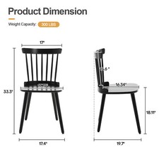 6pcs windsor chairs for sale  Ontario