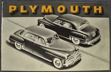 1950 plymouth brochure for sale  Olympia