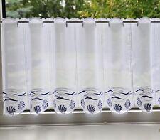 Scheibengardine weiß blau gebraucht kaufen  Lippstadt