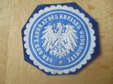 Siegelmarke landrat kreis gebraucht kaufen  Sulzbach/Saar