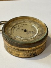 Antique pocket barometer for sale  SAWBRIDGEWORTH