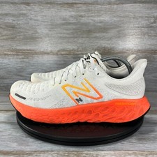 Tênis de corrida New Balance masculino Fresh Foam X 1080v12 branco laranja tamanho 9.5, usado comprar usado  Enviando para Brazil
