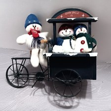 Vintage plush snowmen for sale  Watkins